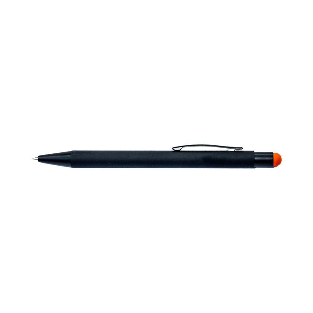 Lumi Metal Pen- Black with Orange